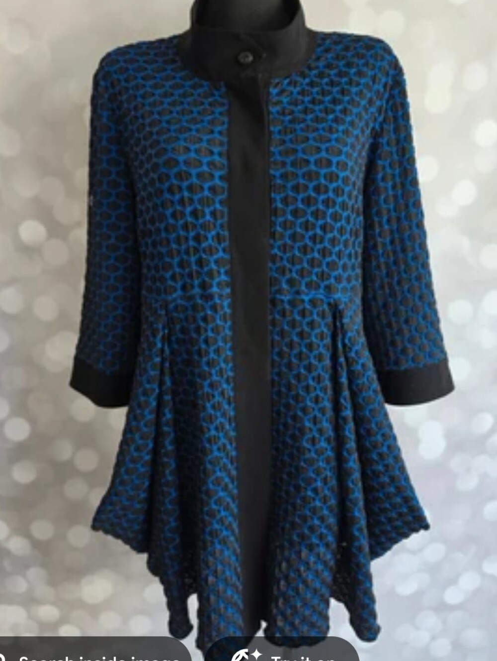 Vintage Jospeh Ribkoff Y2K 90s Mom Lagen High Low Tunic Shirt Dress Flare Top